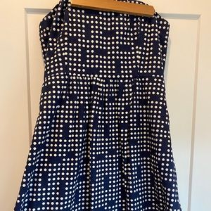 Gap strapless linen dress